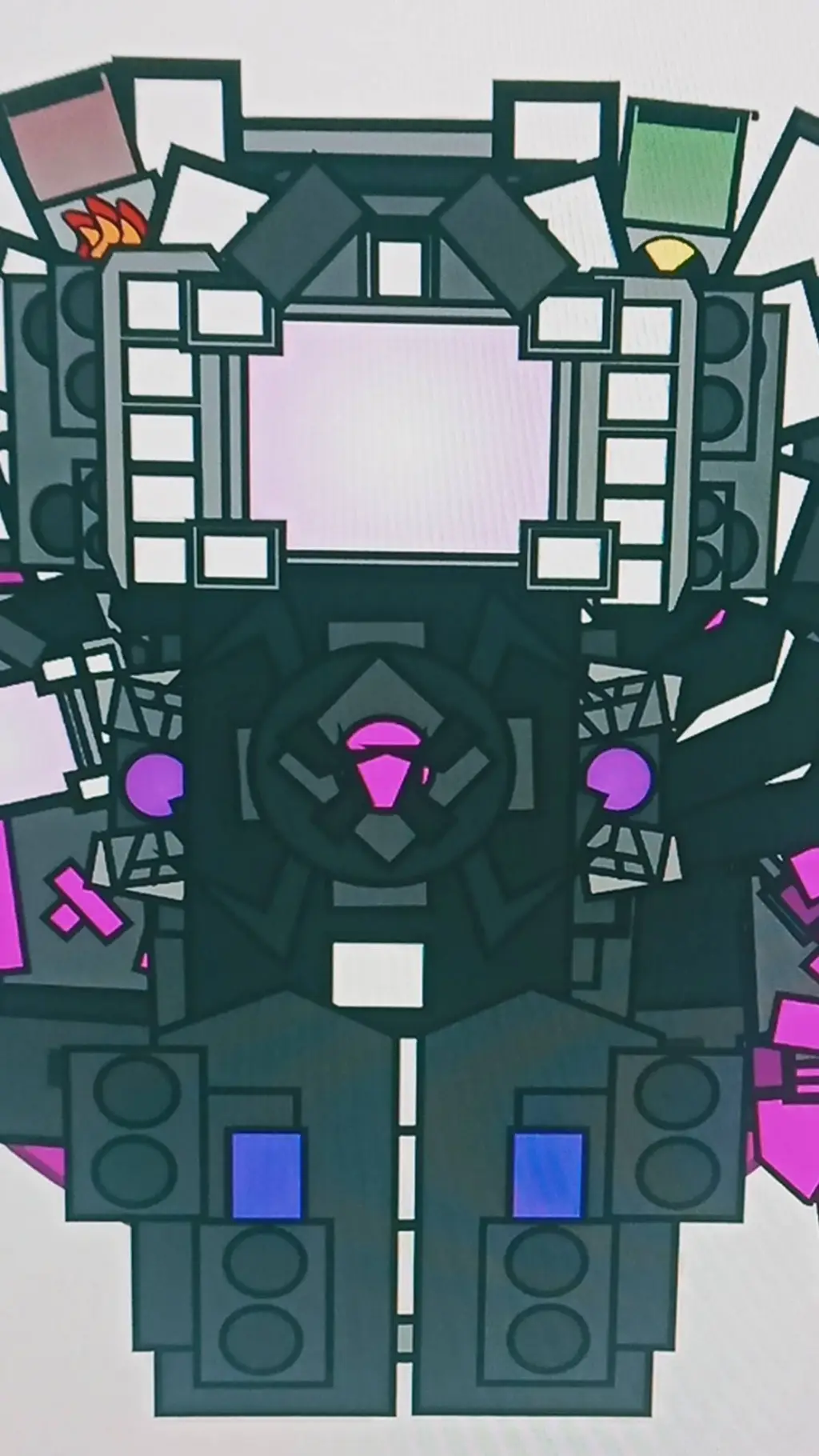 ai character: dark titan tv men background