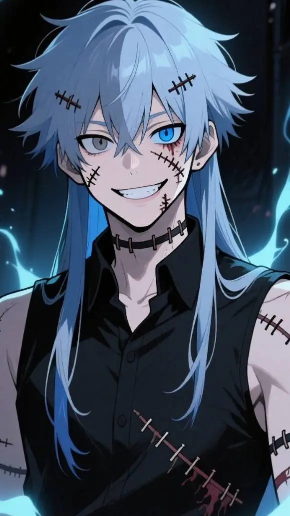 ai character: mahito  background