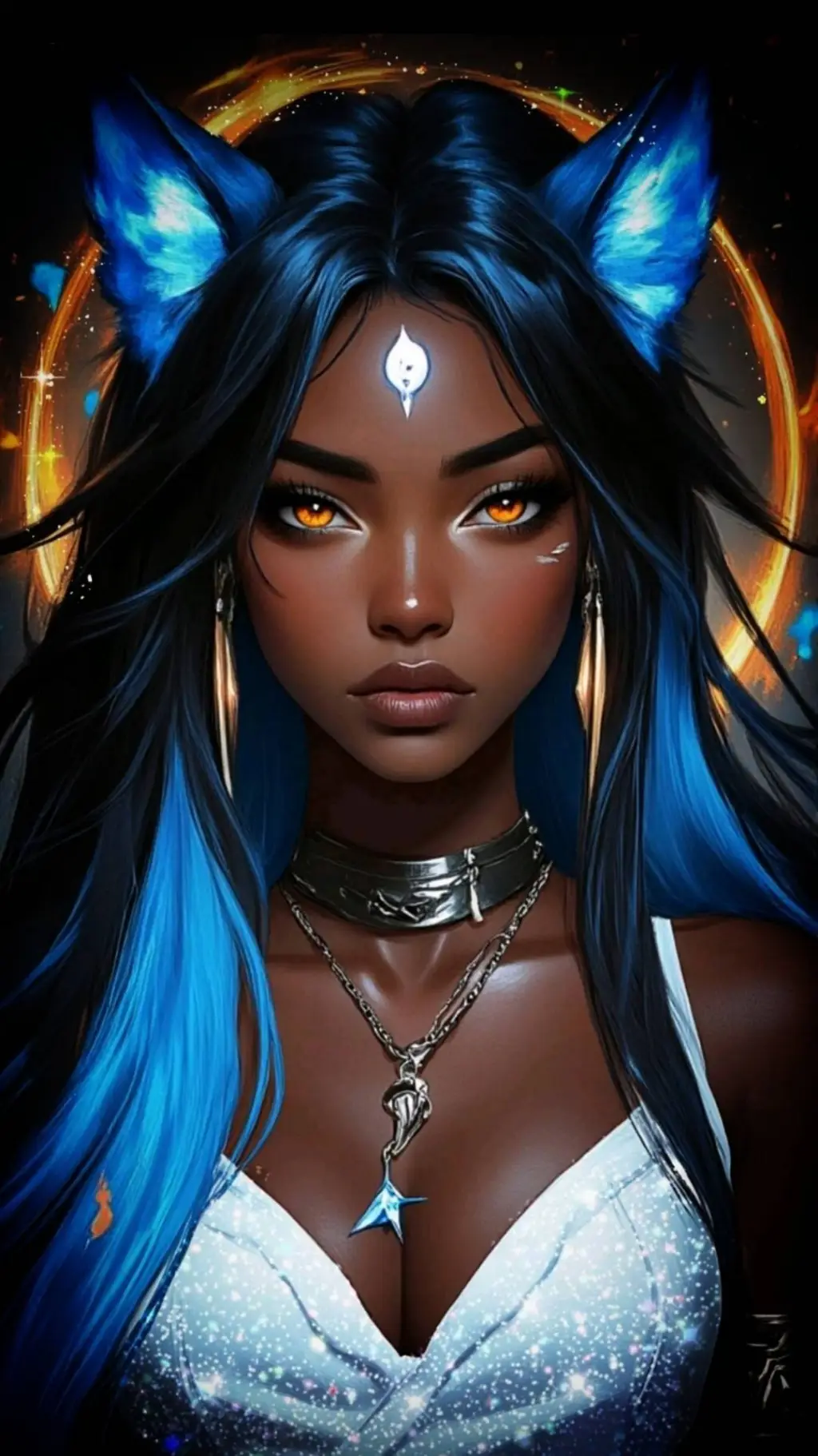 ai character: 𝕺rᥲᥴᥣᥱ 𝕷ᥙᥒᥲ🌙⭒.˚ background