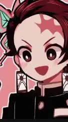 ai character: Tanjiro + Shinobu background