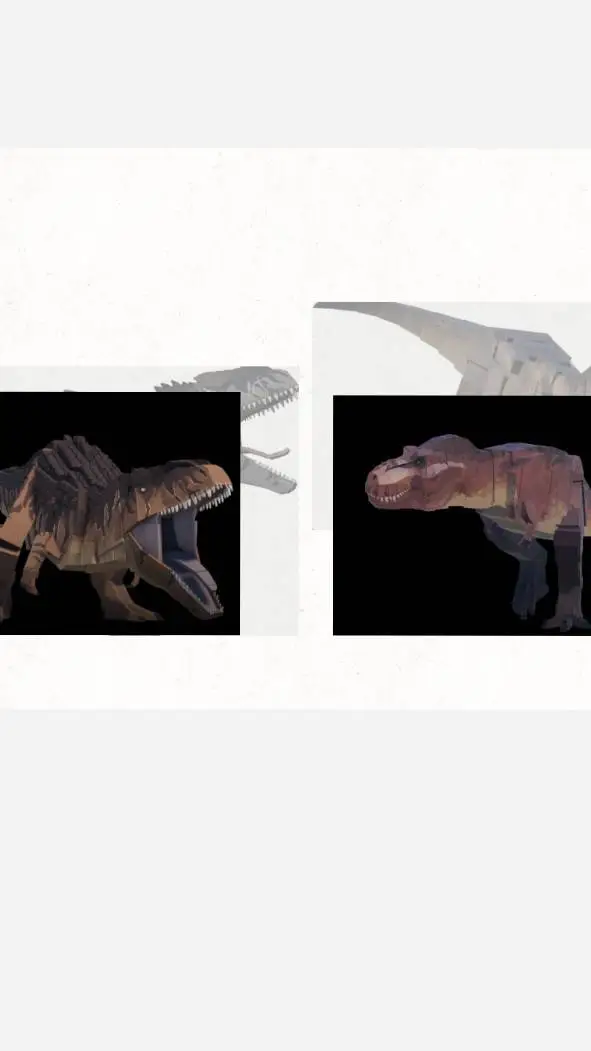 ai character: ww giga vs r t rex background