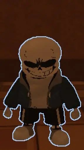 ai character: Hardmode Sans background