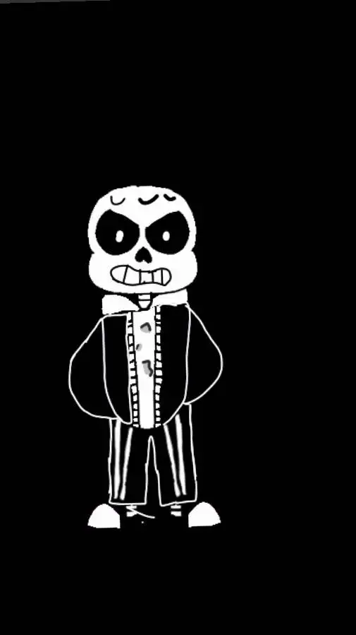 ai character: SP Dust Sans  background