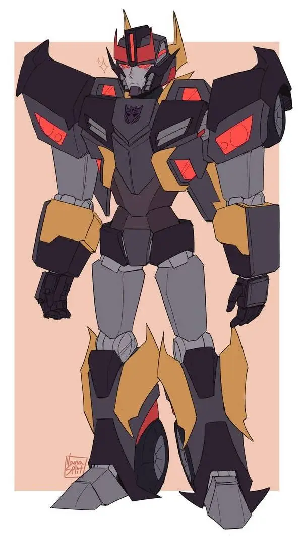 ai character: Transformers rise background