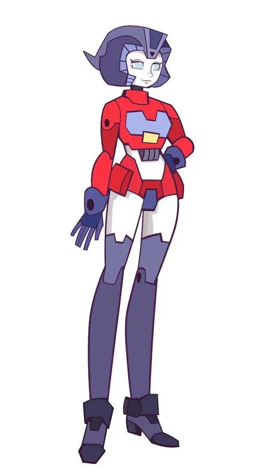 ai character: Transformers sun background