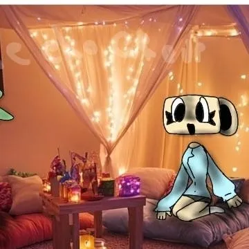 chat with ai character: DW SLEEPOVER🌌💌💚