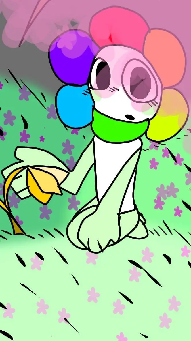 ai character: 🌈🌸secret garden🌸🌈 background