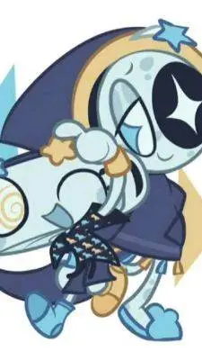 ai character: 🌘Moonshell🦖 background