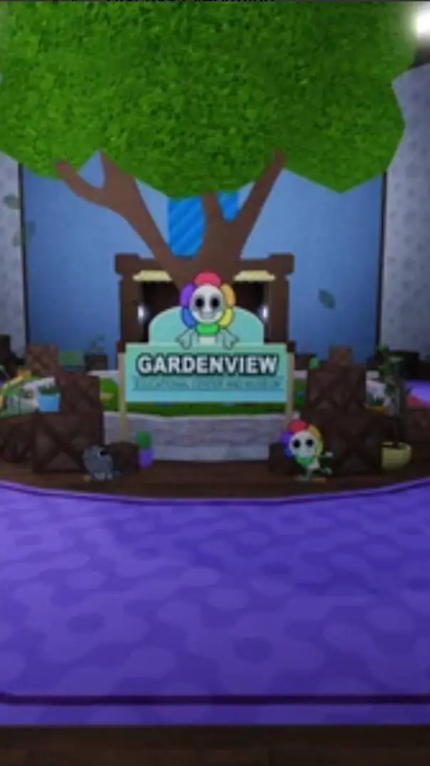 ai character: dw garden view background