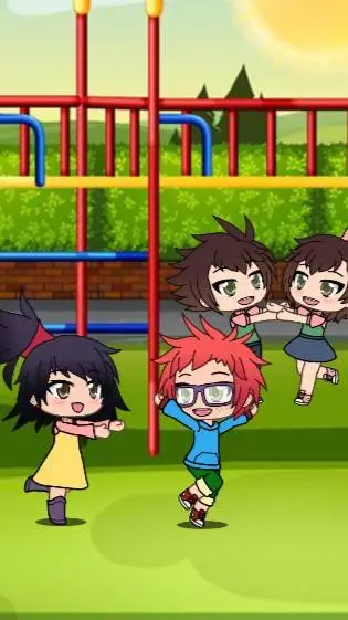 ai character: play ground fight background