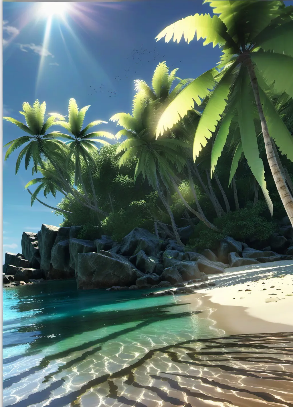 chat with ai character: Forsaken beach day