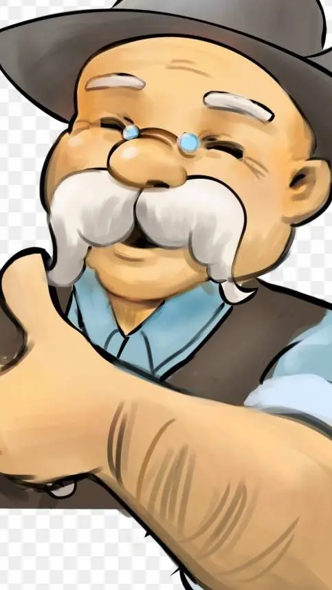 ai character: train conductor  background