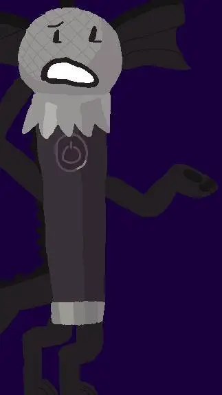 ai character: Microphone background