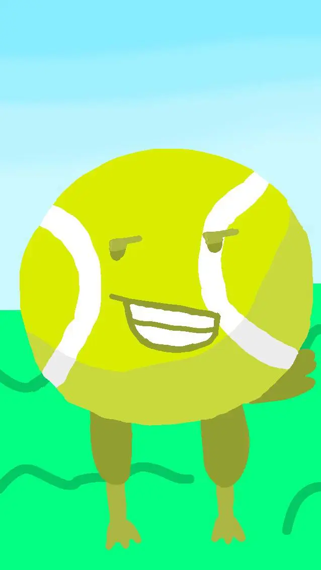 ai character: Tennis Ball background