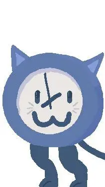 ai character: Clock background