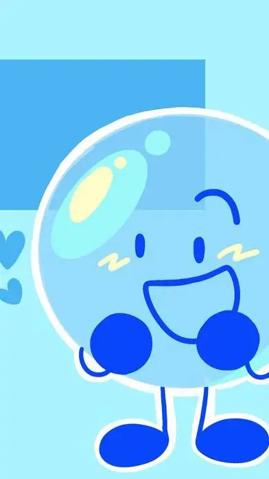 ai character: bubble background