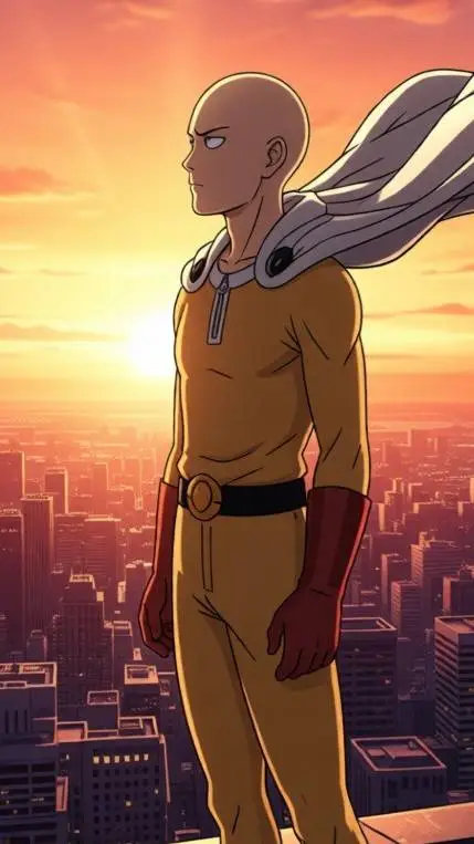 ai character: saitama background