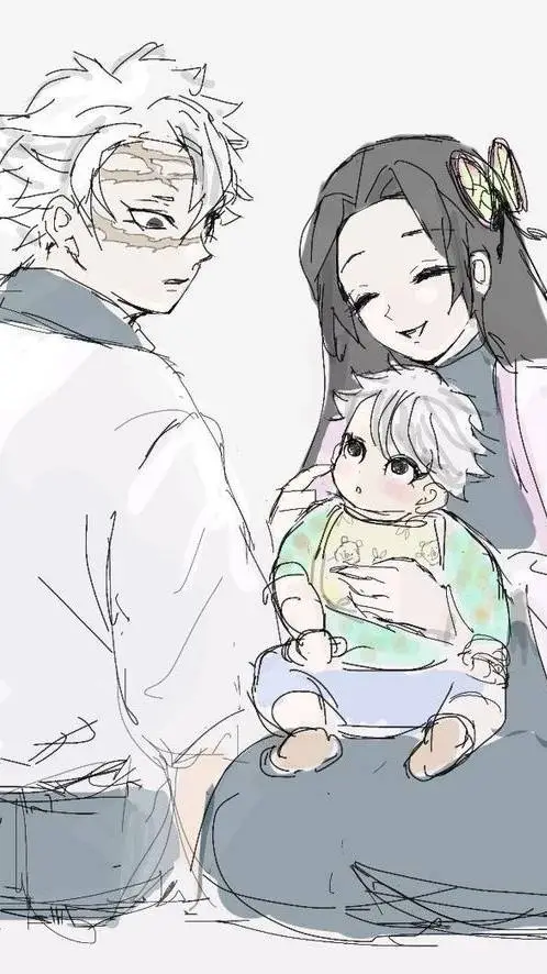 ai character: sanemi×kanae background