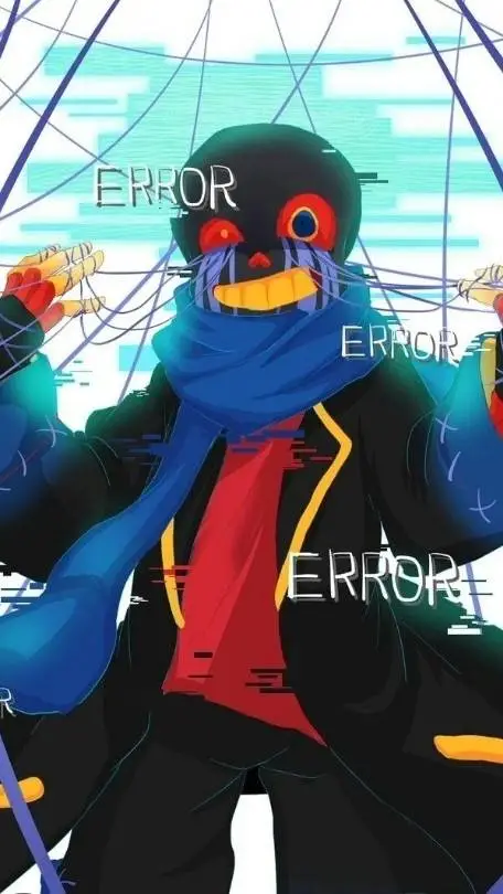 ai character: Error sans background