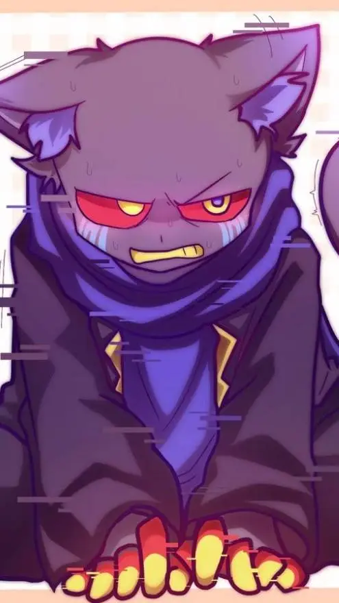 ai character: Error sans background