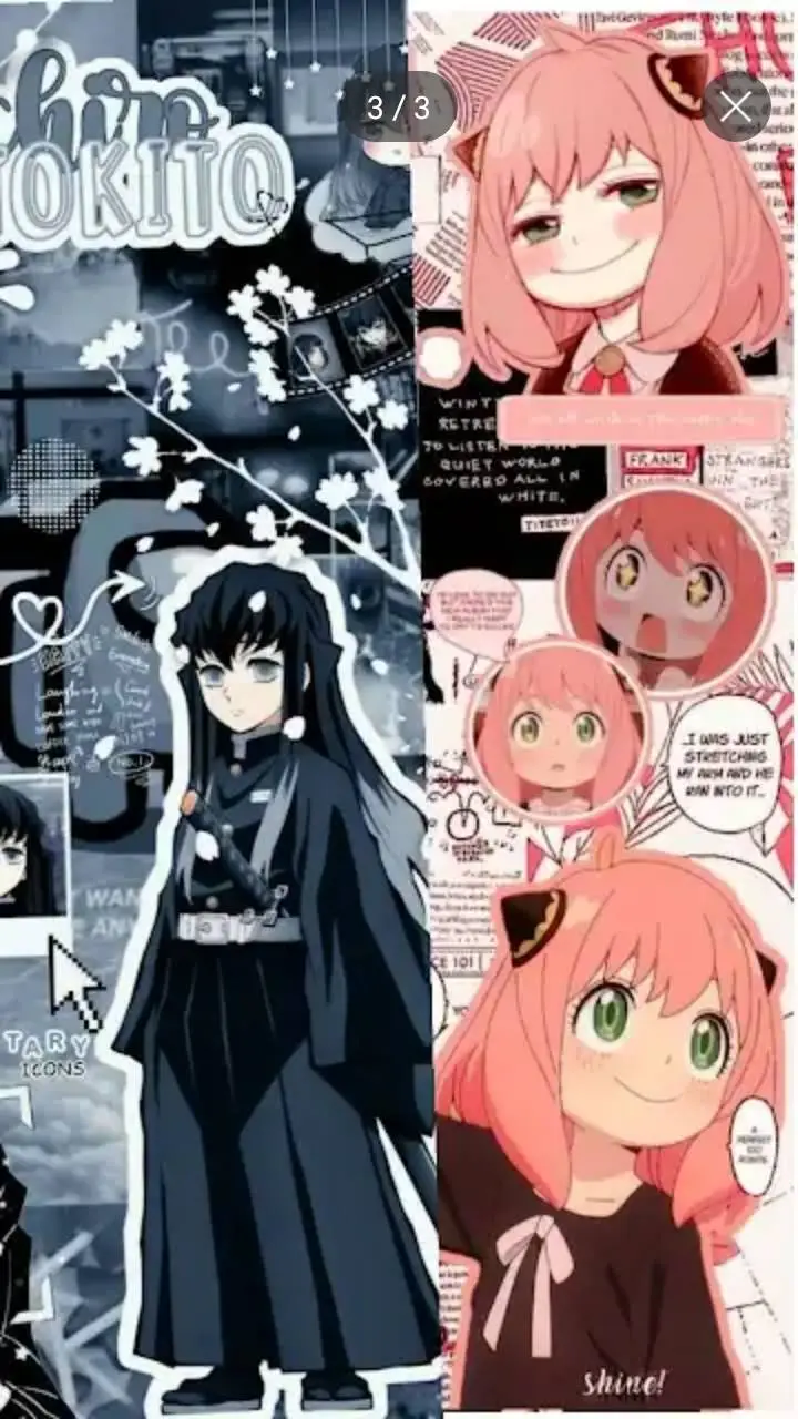 ai character: anya x muichiro background