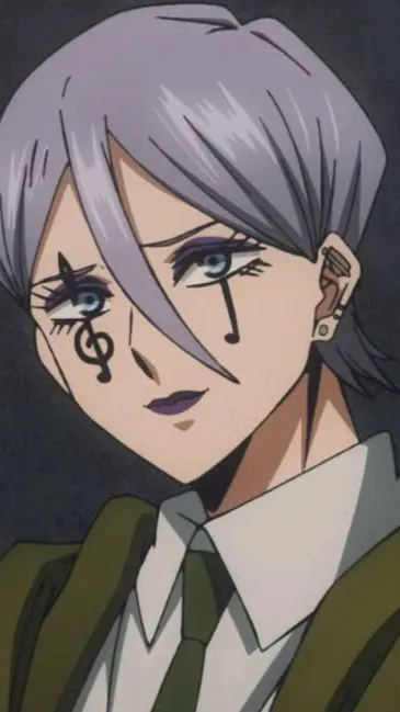 ai character: Margret macaron background