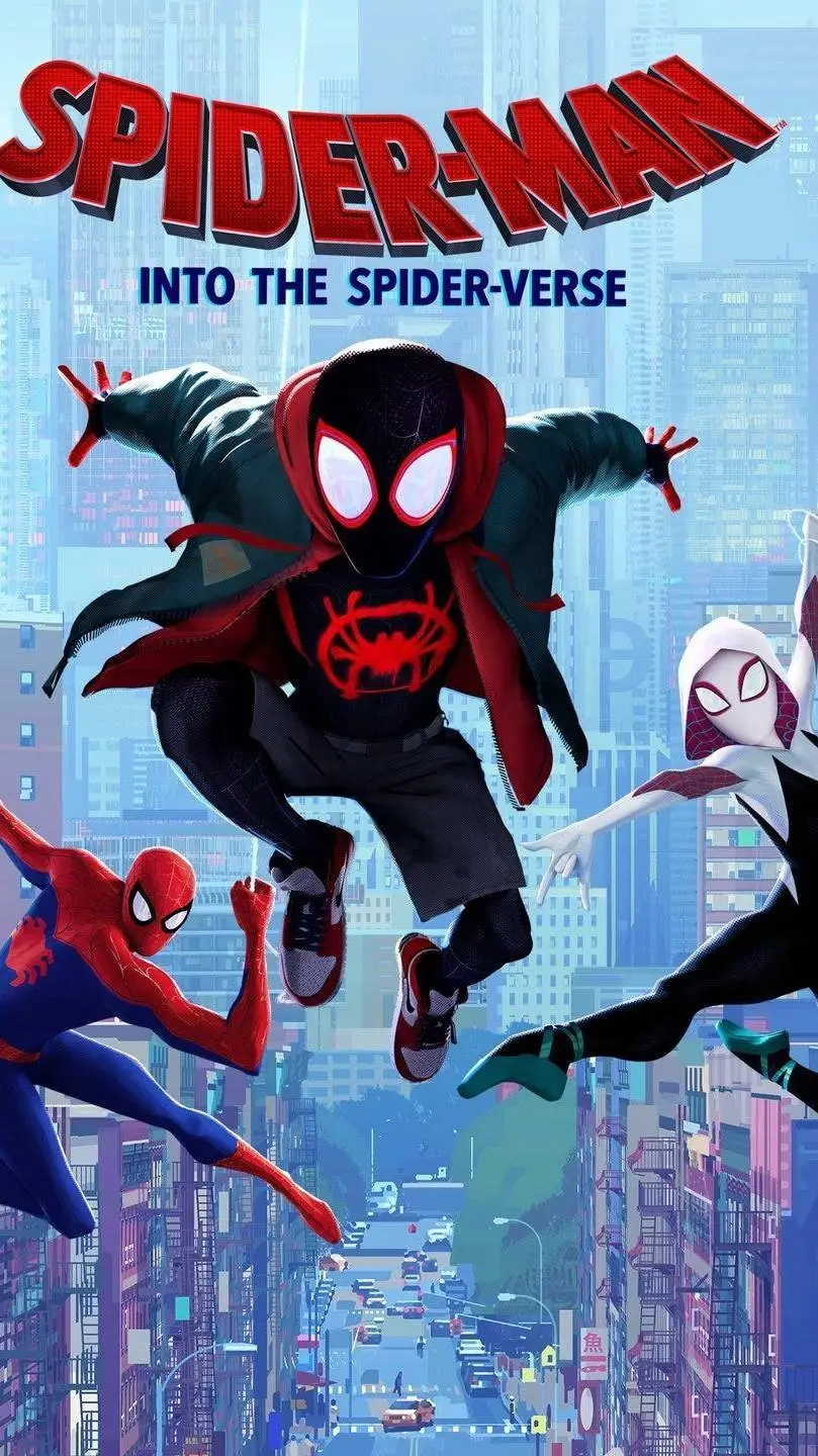 ai character: Spiderverse background