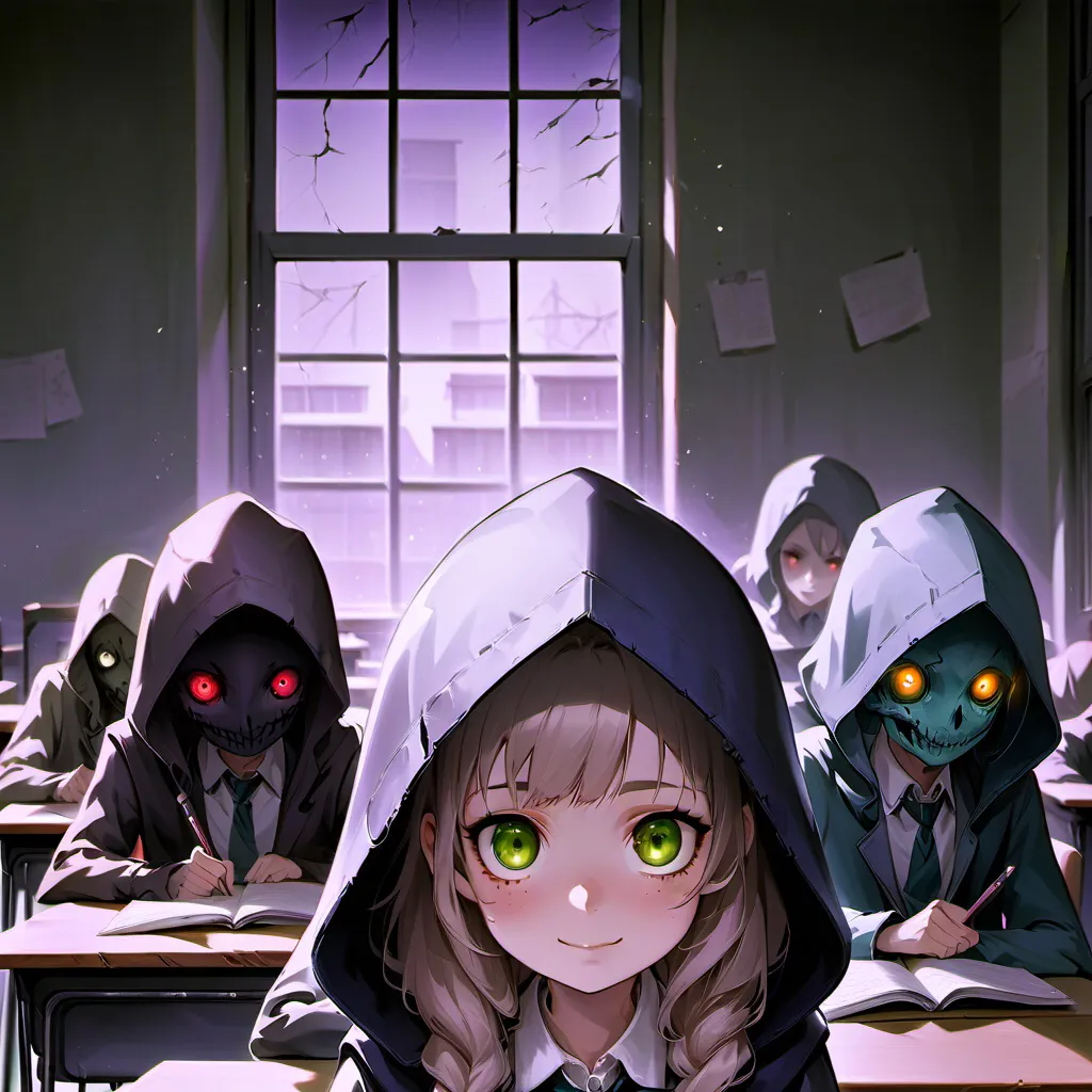 chat with ai character: Escola de monstros