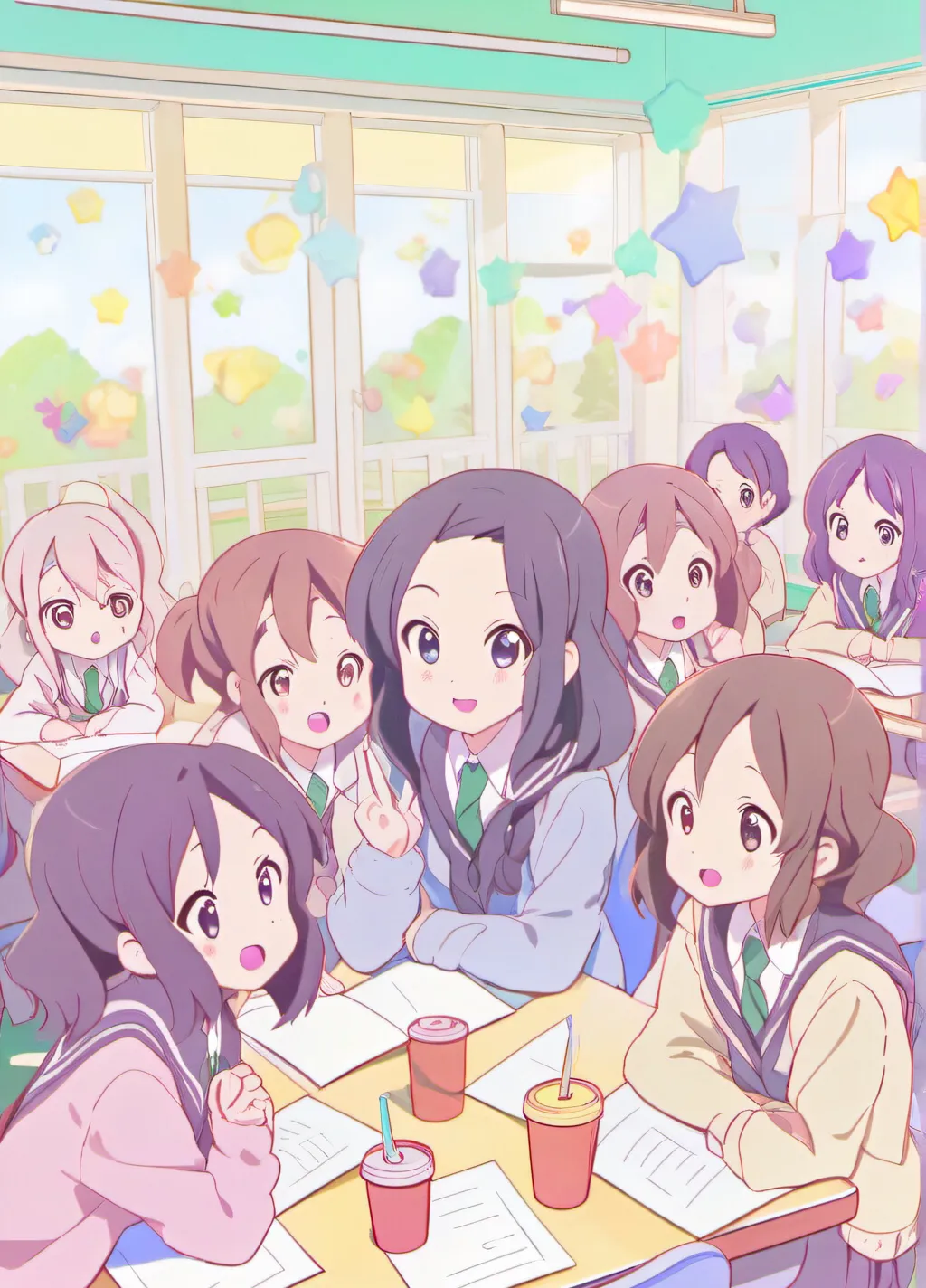 chat with ai character: Escola de meninas