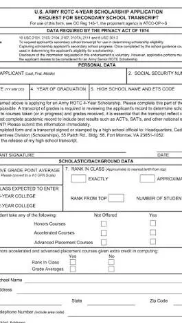 ai character: army application background