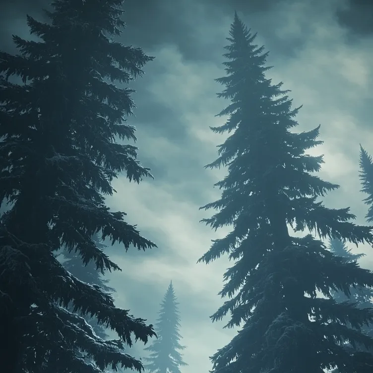 chat with ai character: snow forest