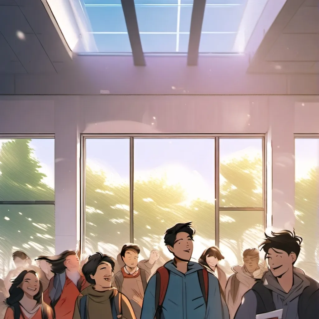 chat with ai character: Le school