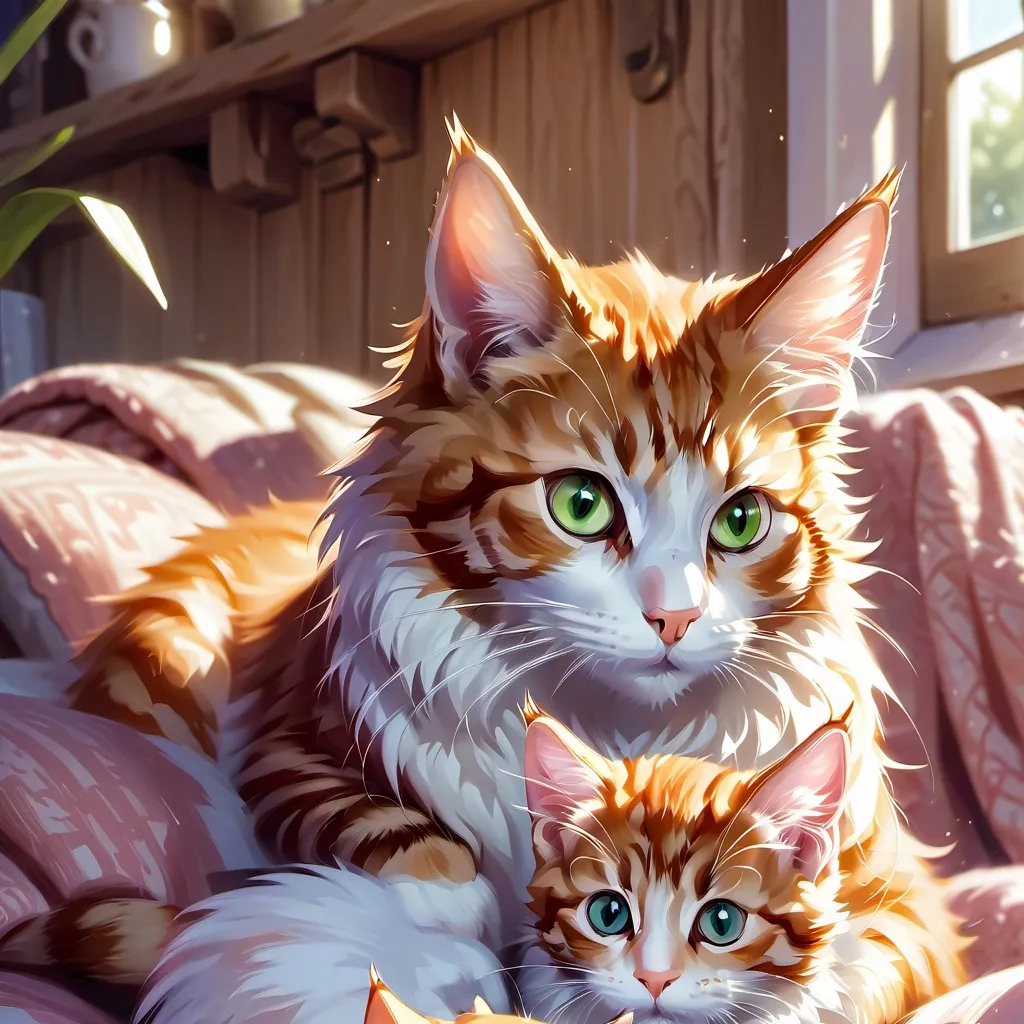 chat with ai character: motha cat n KITTYS