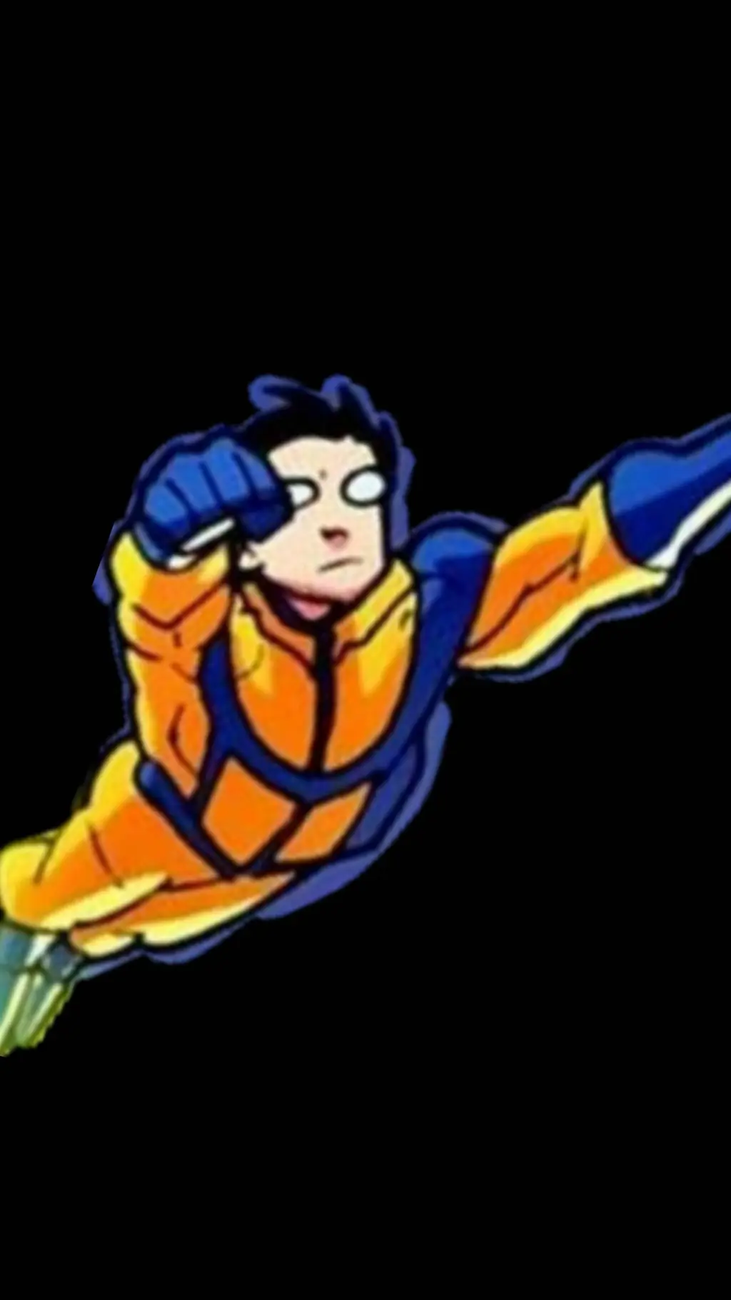 ai character: track suit mark background