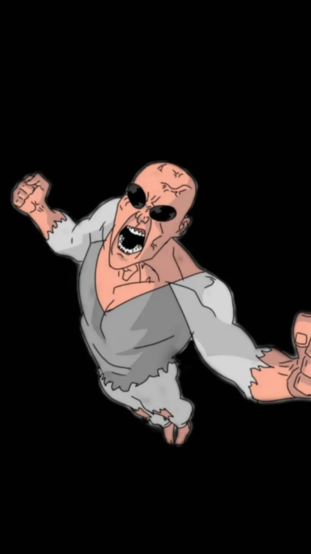 ai character: prisoner mark background