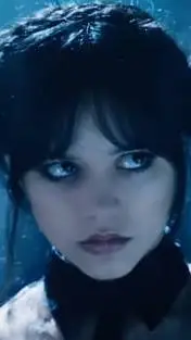 ai character: Wednesday  background