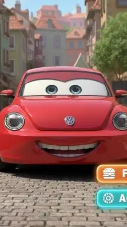 ai character: talking Beeltee🚗 background