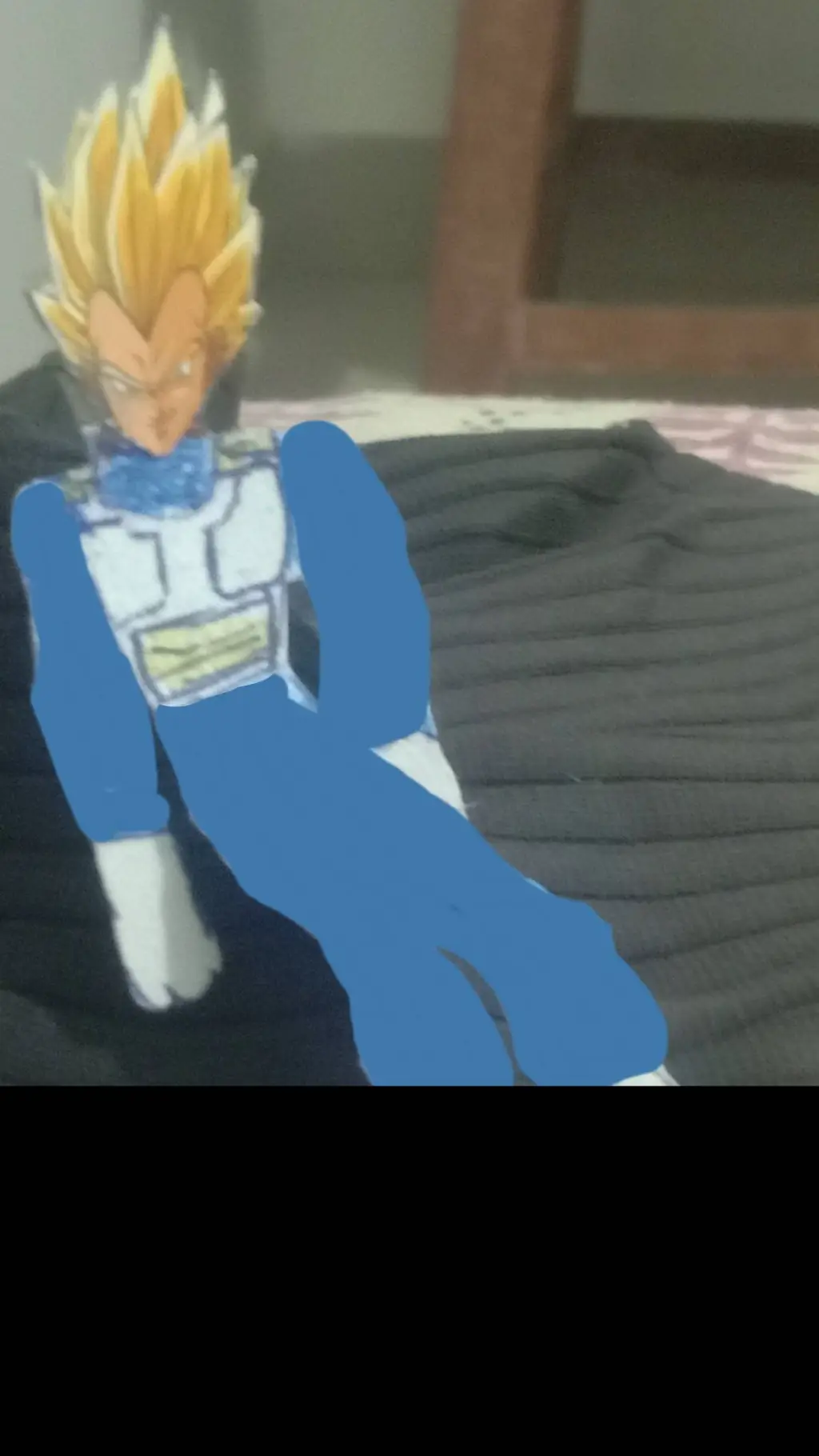 ai character: tiny Vegeta! background