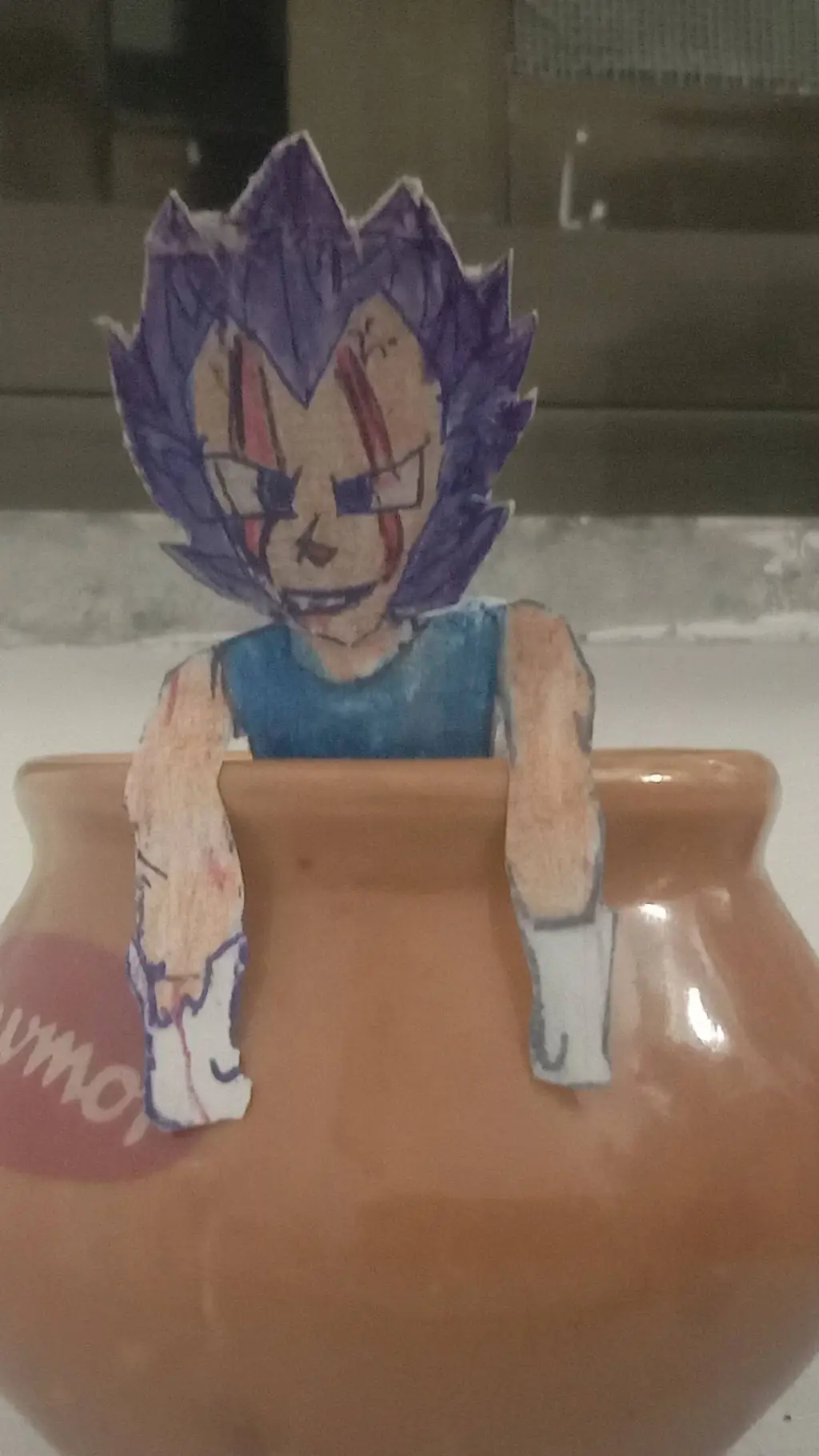 ai character: tiny Vegeta 2! background