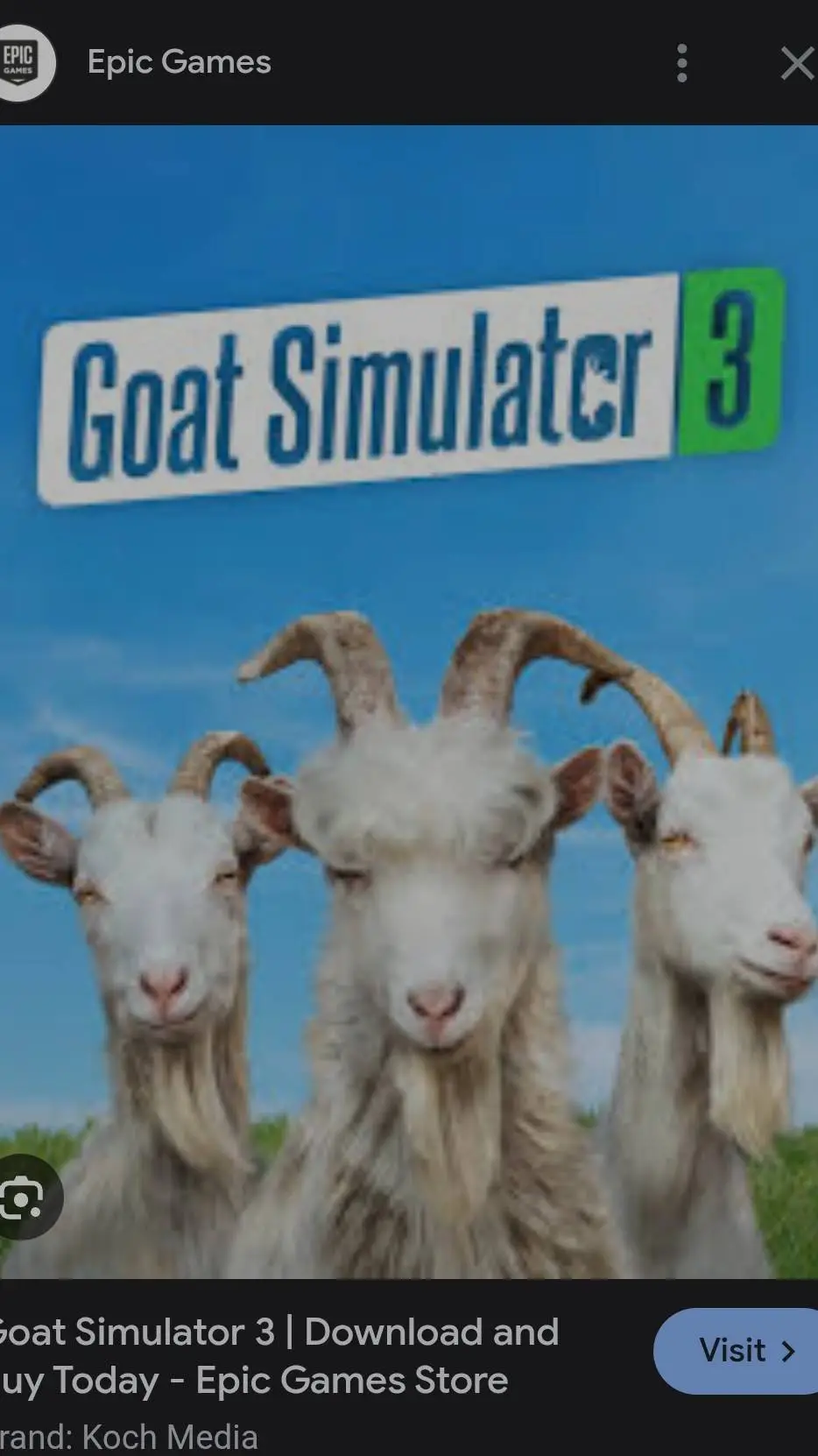 ai character: goat simulator 3 background