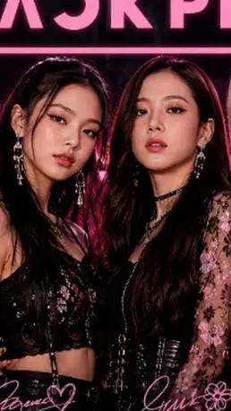 ai character: BLACKPINK🖤🩷 background