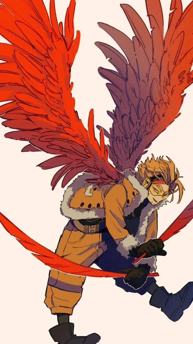 ai character: Hawks MHA background
