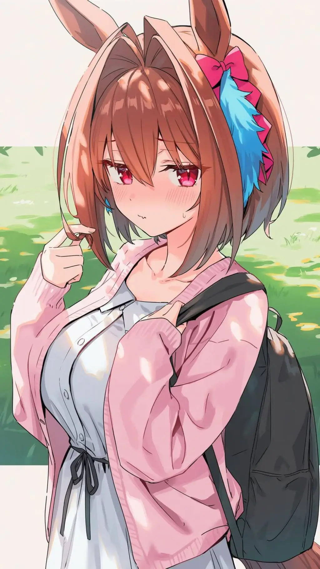 ai character: Daiwa Scarlet  background