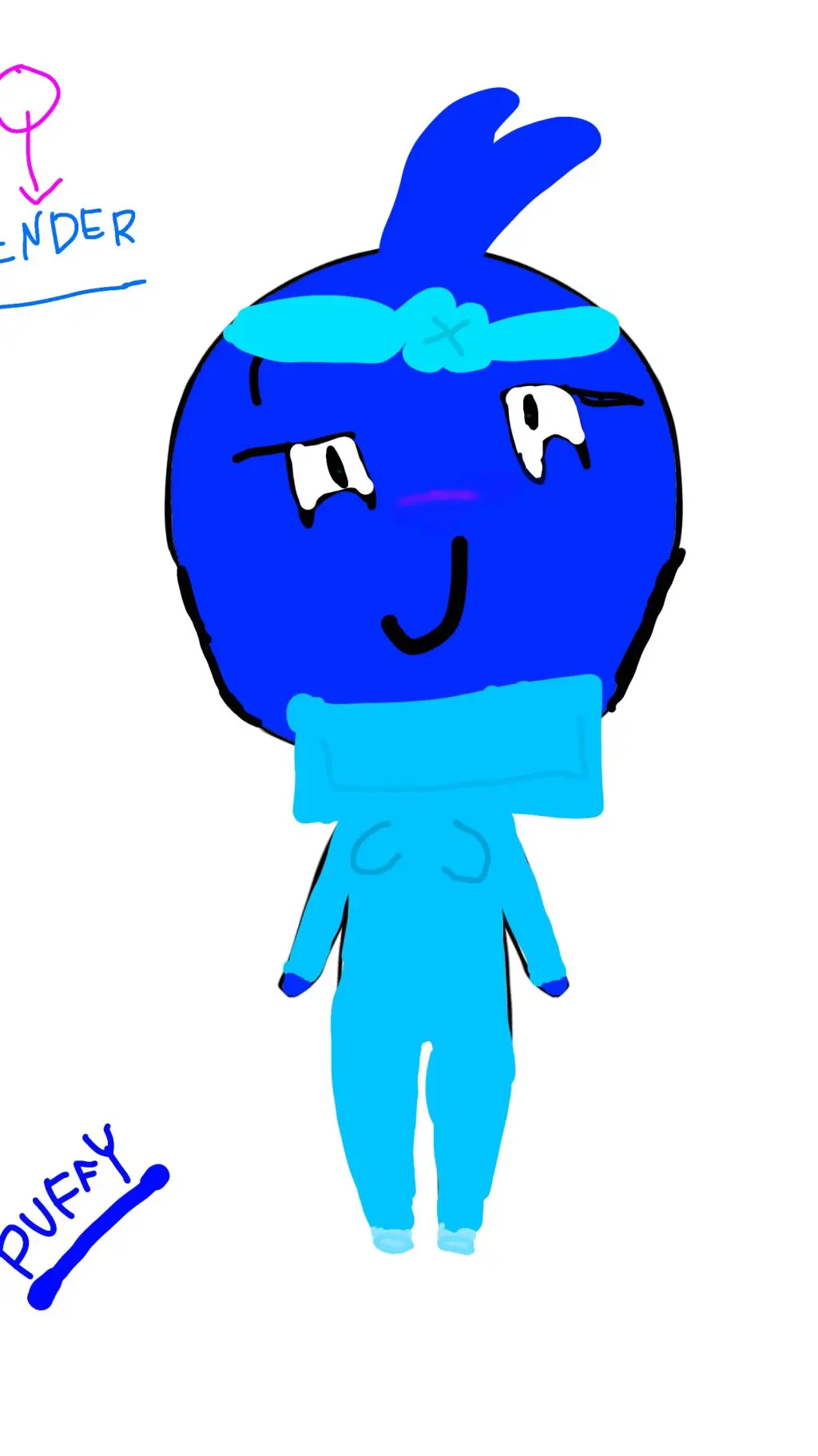 ai character: puffy the dumpling background