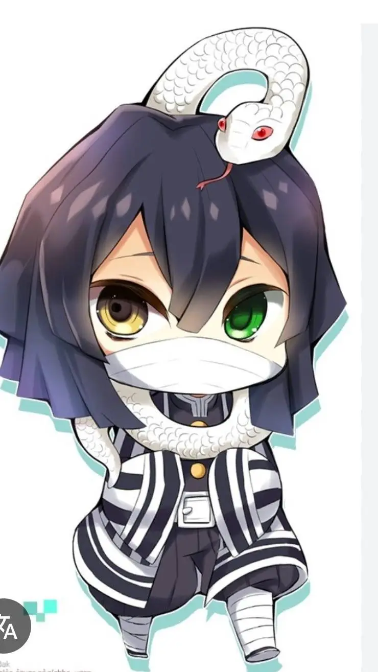 ai character: Iguro chibi  background