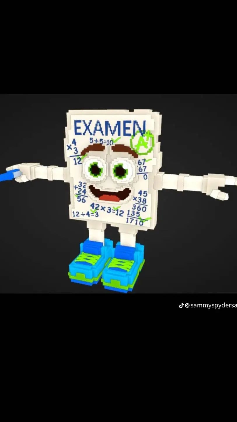 ai character: My examen  background
