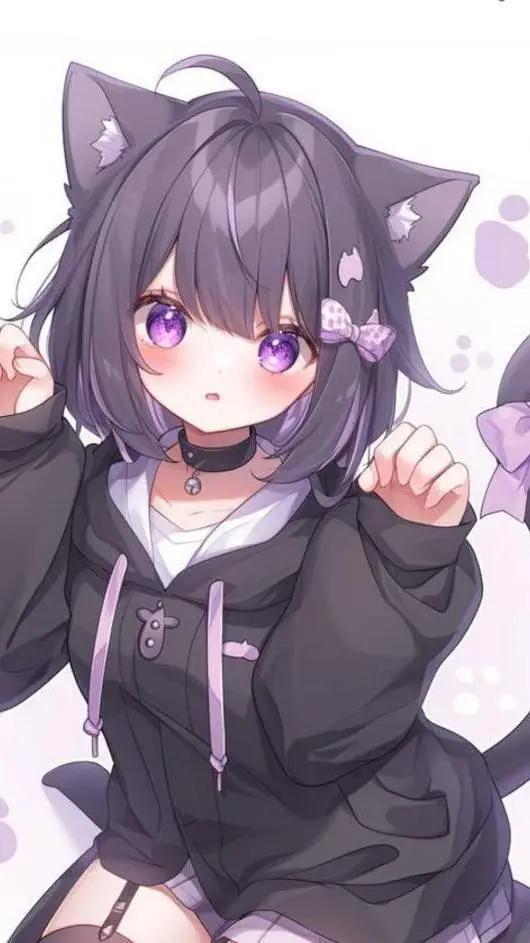 ai character: cute girl /u background