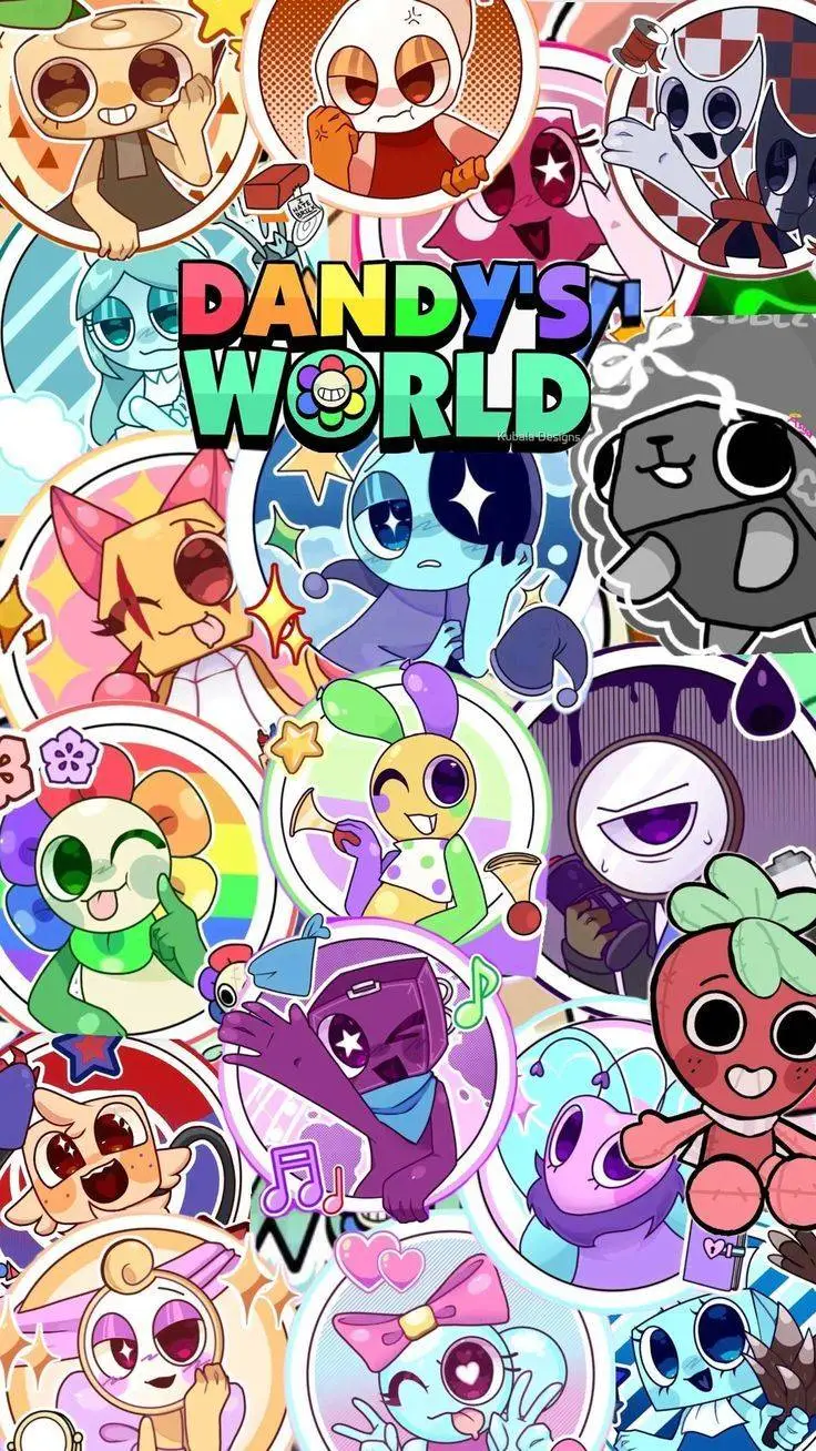 ai character: 🌈mundo do dandy🌈 background