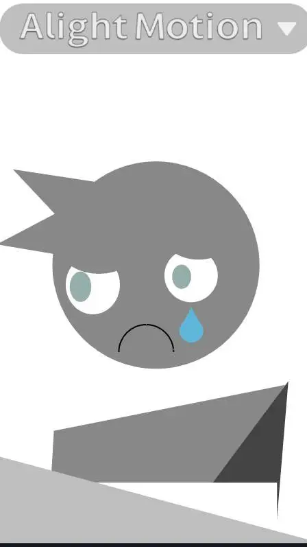 ai character: saddy background