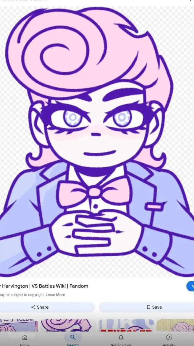 ai character: Harvey background